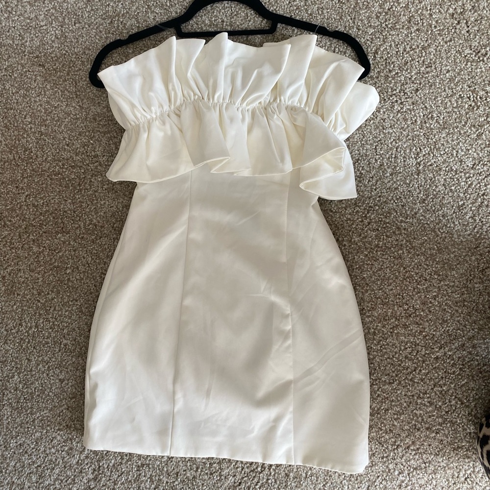White Bridal Luncheon/Bachelorette Dress